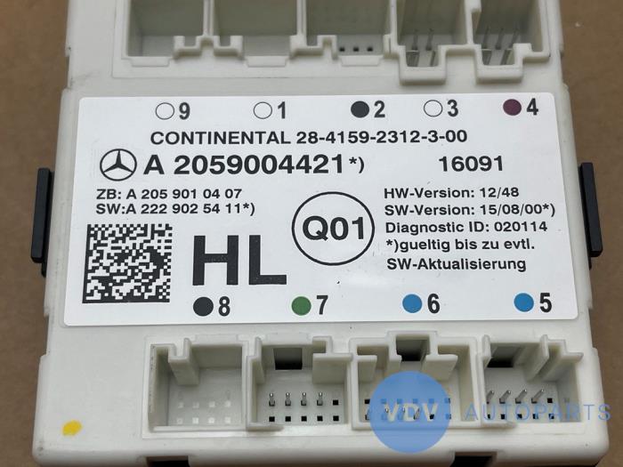 Module verrouillage central des portes Mercedes C-Klasse