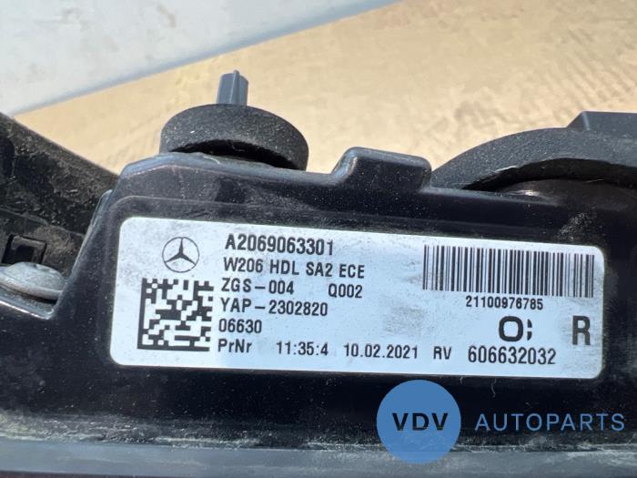 Taillight, right Mercedes C-Klasse