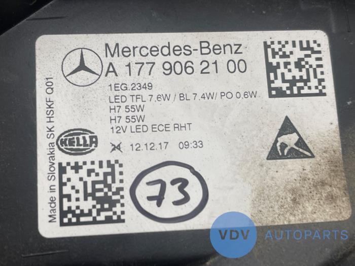 Scheinwerfer links Mercedes A-Klasse