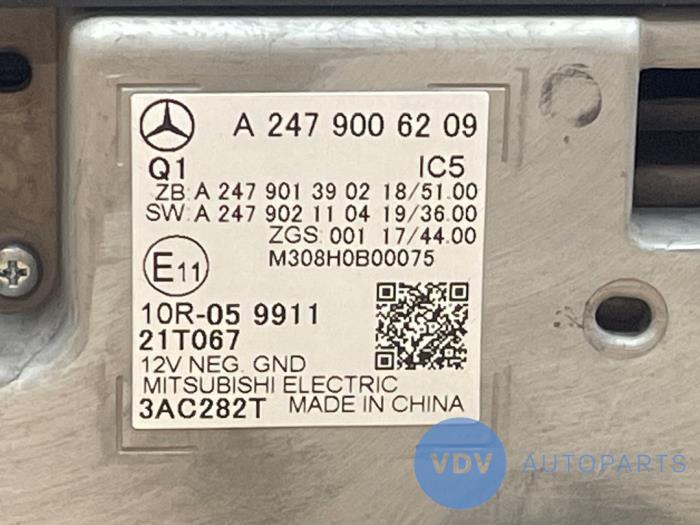 Affichage navigation Mercedes CLA