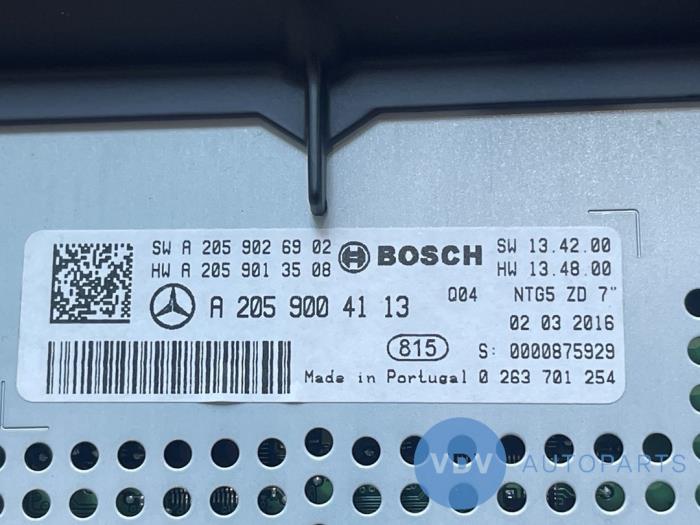 Affichage navigation Mercedes GLC-Klasse