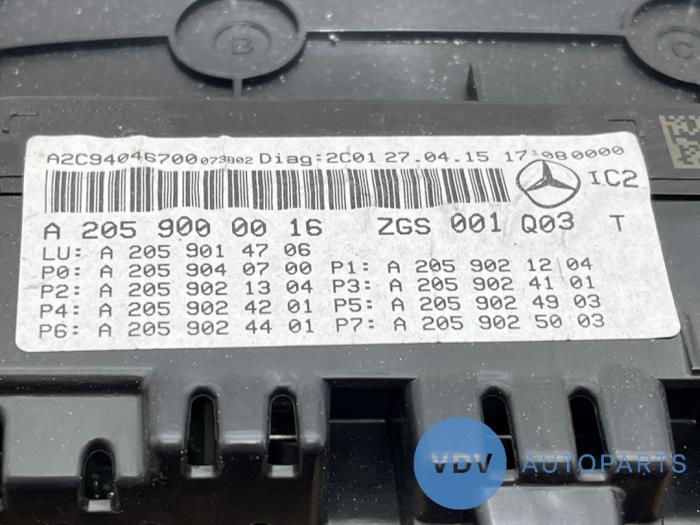 Odometer KM Mercedes C-Klasse