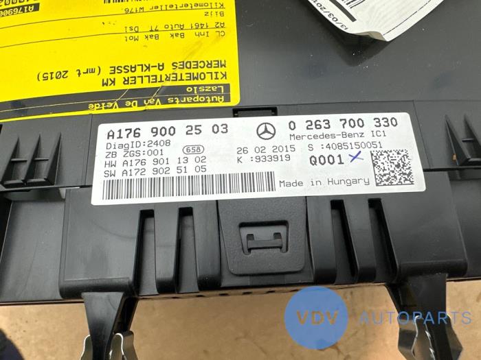 Odometer KM Mercedes A-Klasse