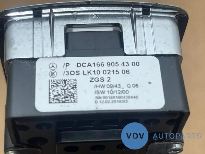 Multi-functional window switch Mercedes B-Klasse
