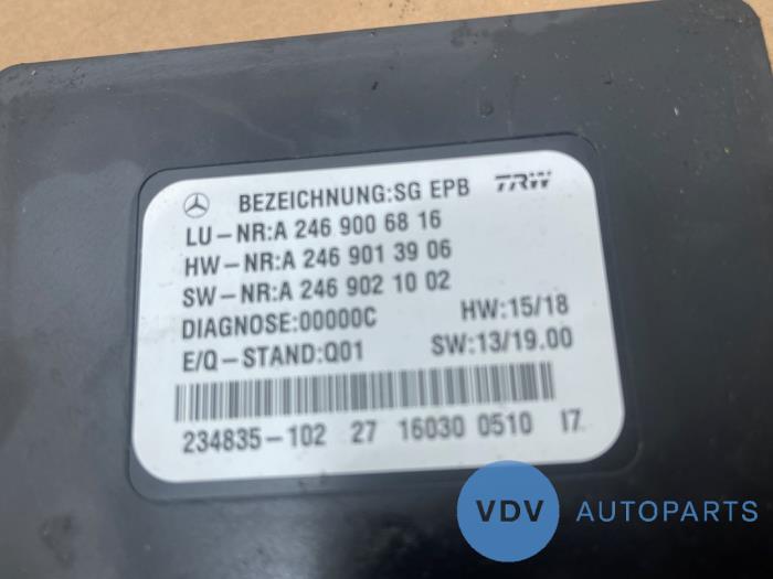 Panel de control de calefacción Mercedes B-Klasse