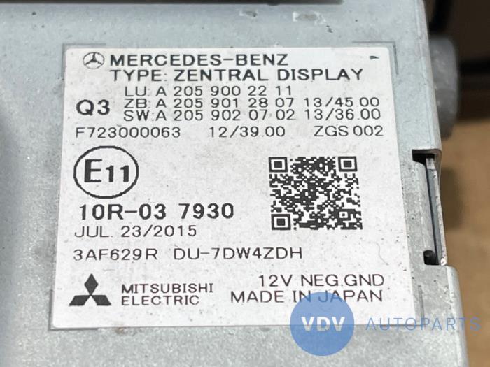 Navigation display Mercedes C-Klasse