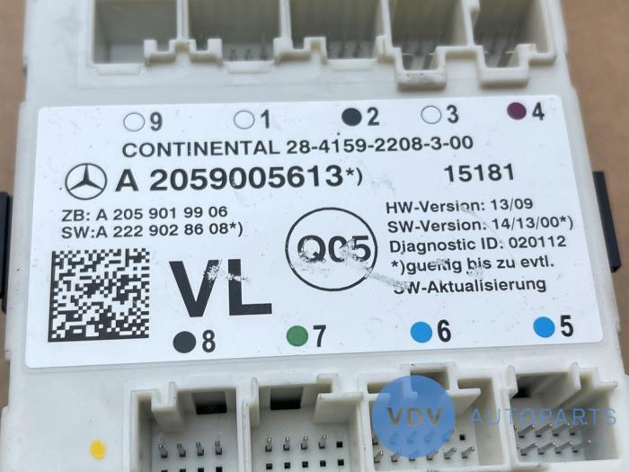Central door locking module Mercedes C-Klasse