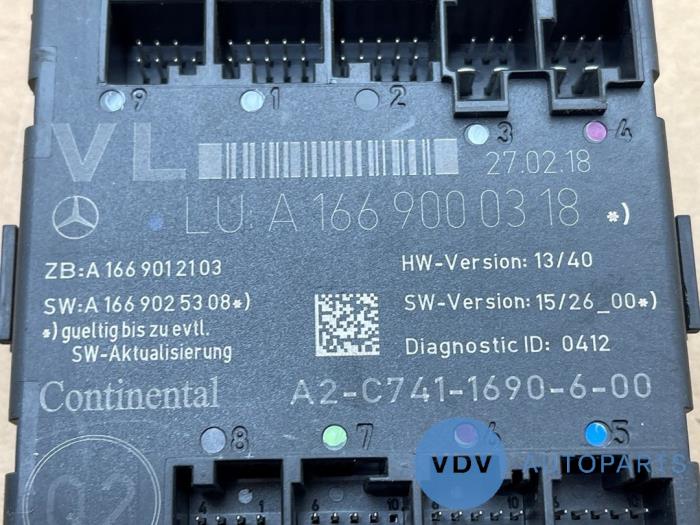 Module verrouillage central des portes Mercedes ML-Klasse