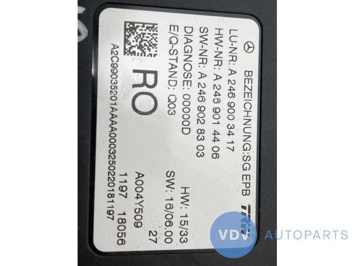 Parking assist computer Mercedes B-Klasse