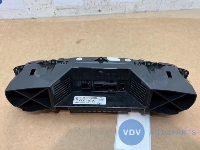 Panel de control de calefacción Mercedes E-Klasse