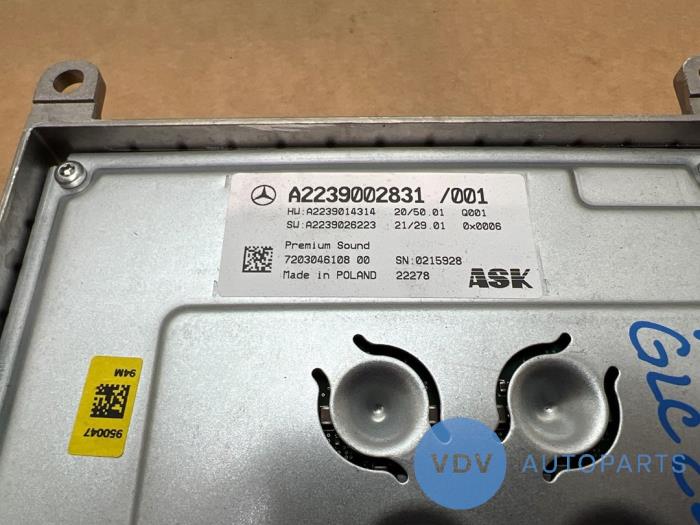 Amplificateur radio Mercedes S-Klasse