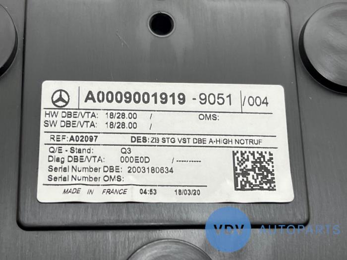 Oswietlenie wewnetrzne przód Mercedes CLA