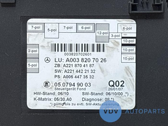 Module verrouillage central des portes Mercedes S-Klasse