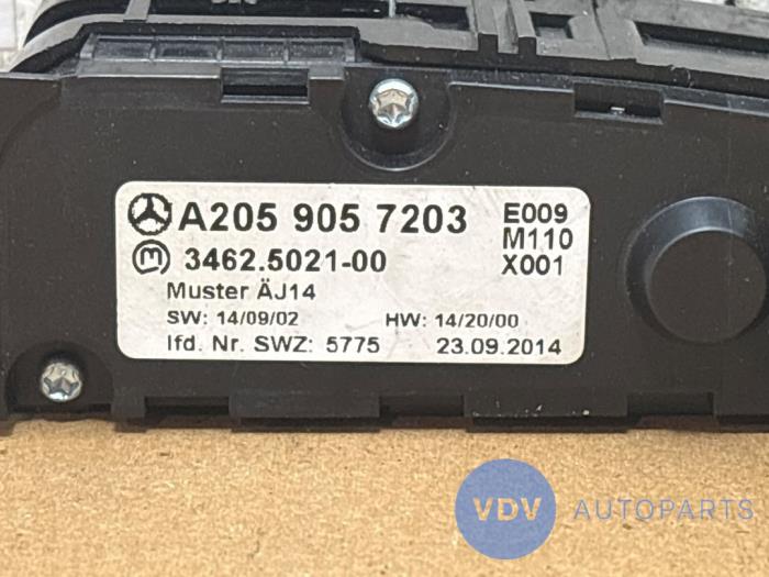 Commande ordinateur de bord Mercedes C-Klasse