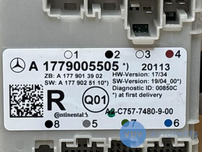 Module verrouillage central des portes Mercedes A-Klasse
