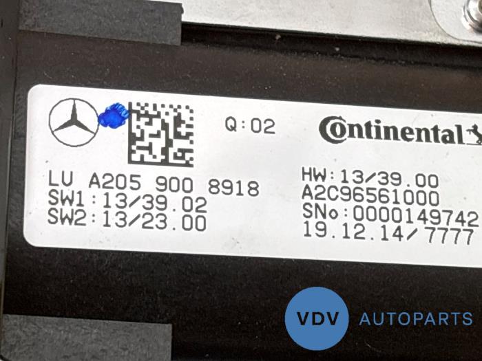 Commande ordinateur de bord Mercedes C-Klasse