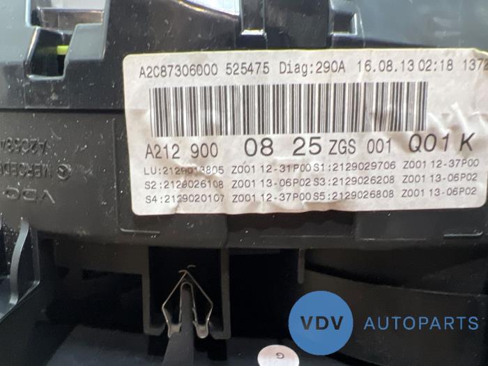 Odometer KM Mercedes E-Klasse