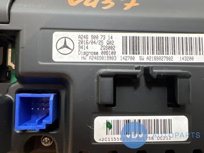 Navigation display Mercedes CLA