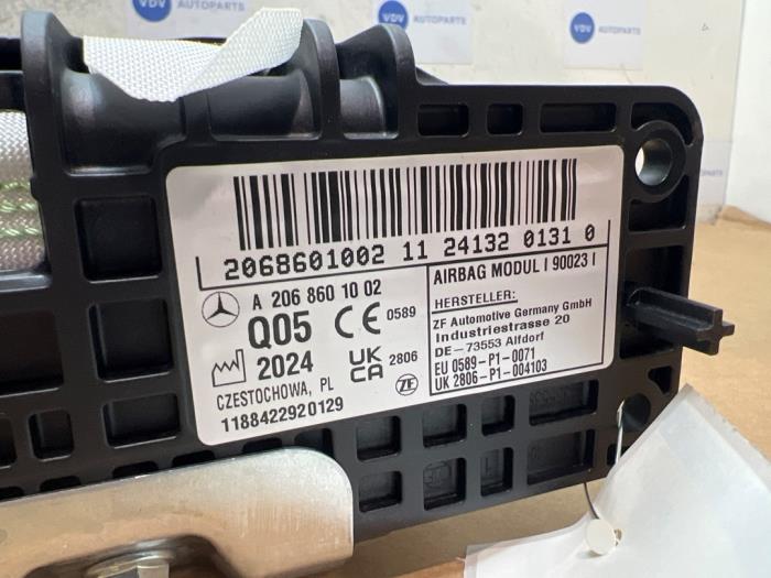 Knie airbag Mercedes C-Klasse