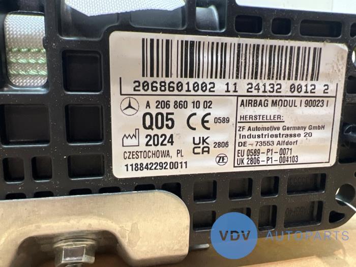 Knie airbag Mercedes C-Klasse