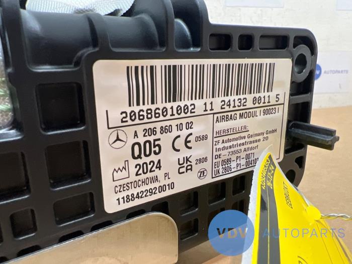 Knie airbag Mercedes C-Klasse