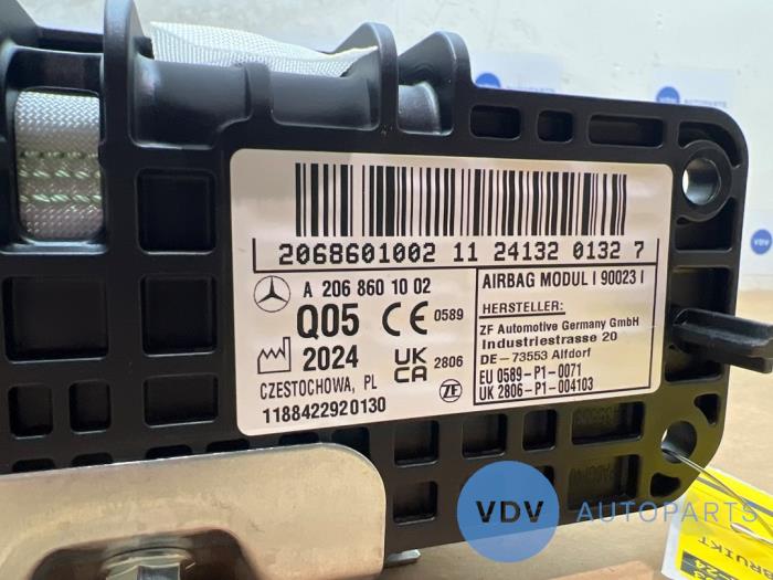 Knie airbag Mercedes C-Klasse