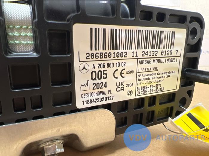 Knie airbag Mercedes C-Klasse