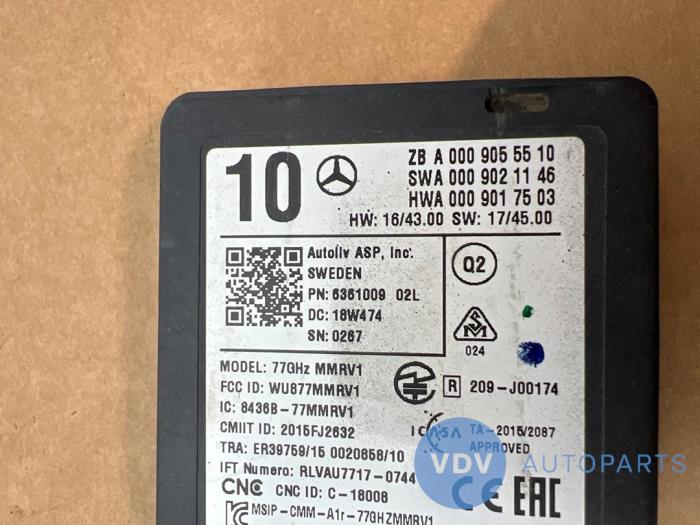 Radar sensor Mercedes C-Klasse