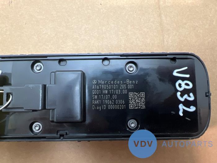 Multi-functional window switch Mercedes A-Klasse