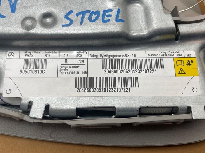 Airbag zijkant Mercedes C-Klasse