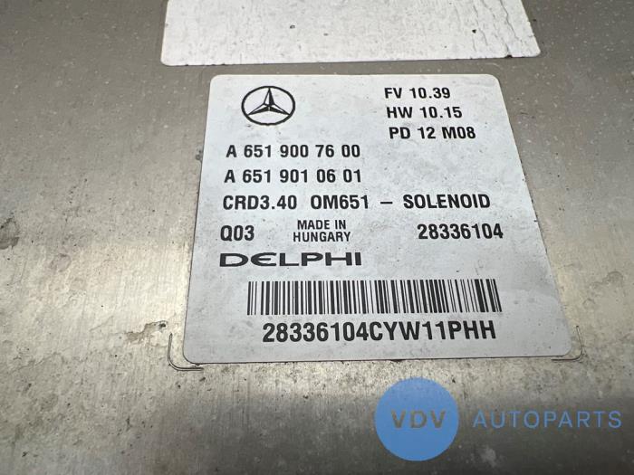 Engine management computer Mercedes B-Klasse