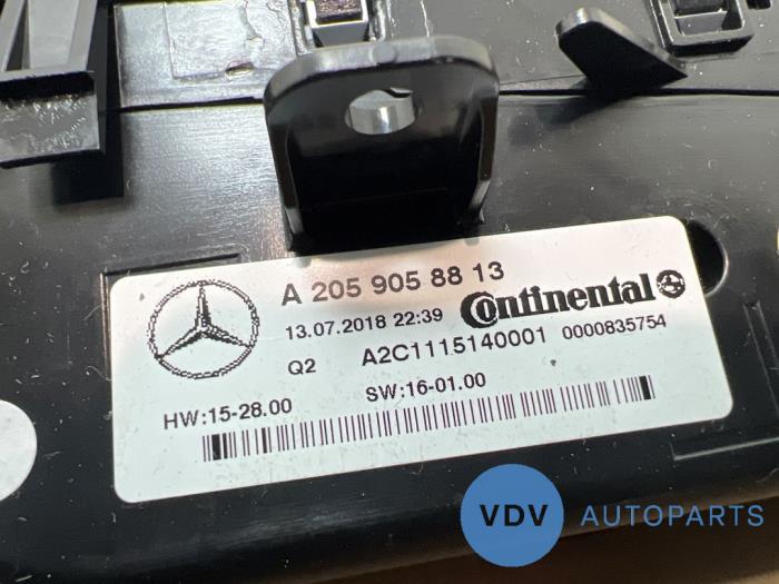 Panel sterowania nagrzewnicy Mercedes C-Klasse