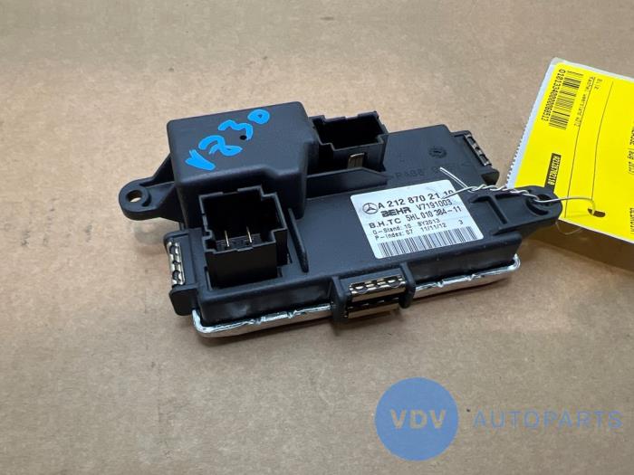 Heater resistor Mercedes E-Klasse