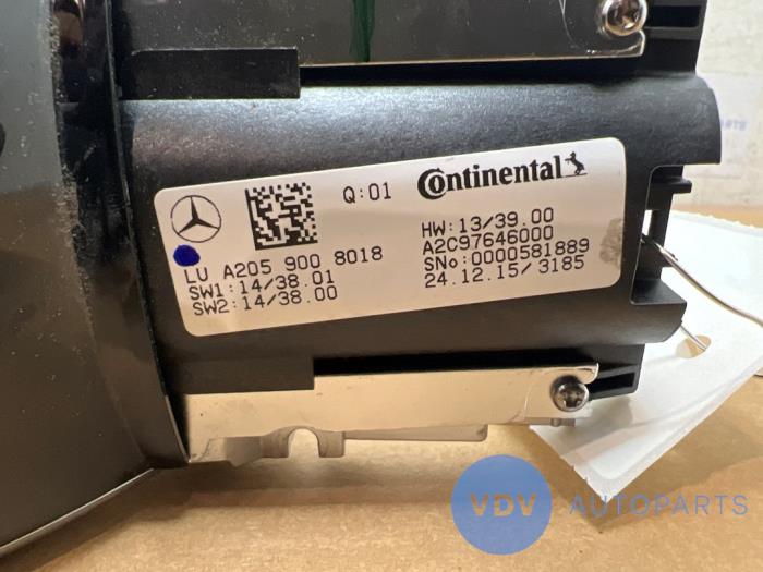 Commande ordinateur de bord Mercedes C-Klasse