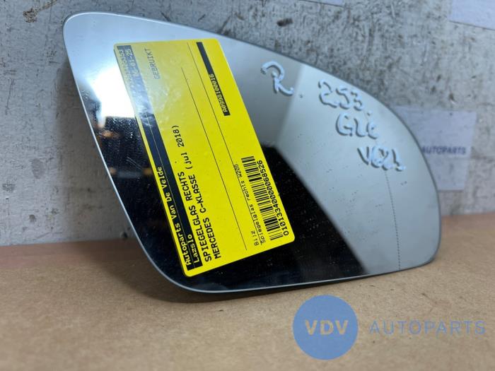 Mirror glass, right Mercedes C-Klasse