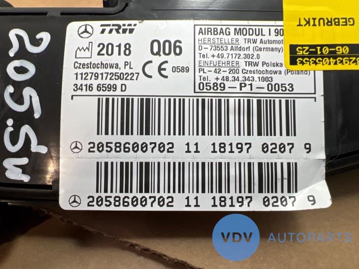 Side Airbag Mercedes C-Klasse
