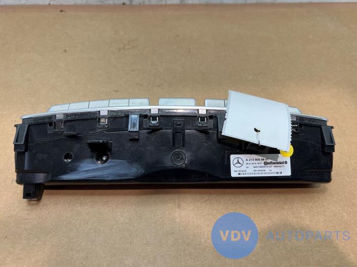 Panneau de commandes chauffage Mercedes E-Klasse