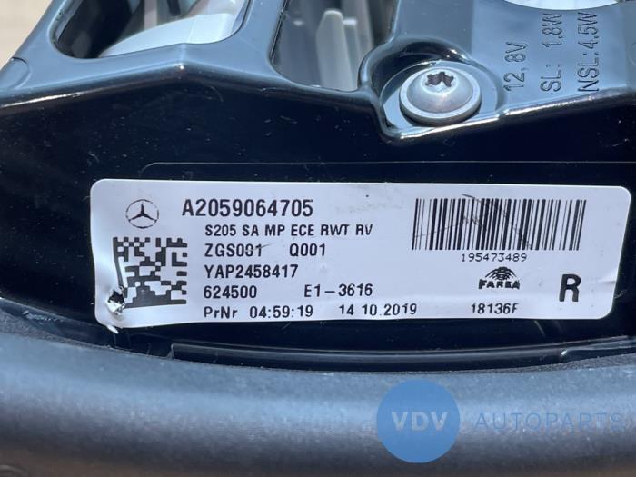 Tylne swiatlo pozycyjne prawe Mercedes C-Klasse