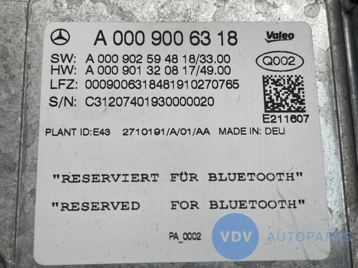 Ordinateur aide au stationnement Mercedes A-Klasse