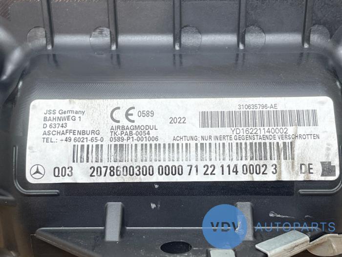 Airbag droite (tableau de bord) Mercedes E-Klasse