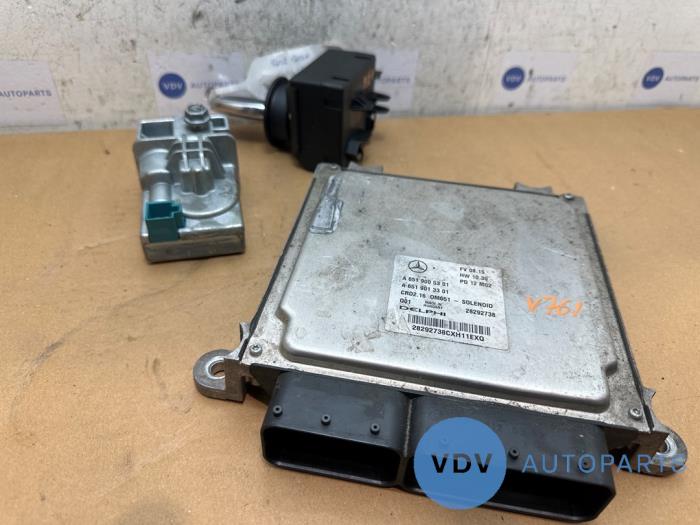 Ignition lock + computer Mercedes E-Klasse