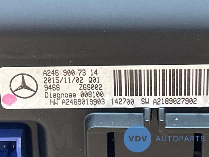 Affichage navigation Mercedes B-Klasse