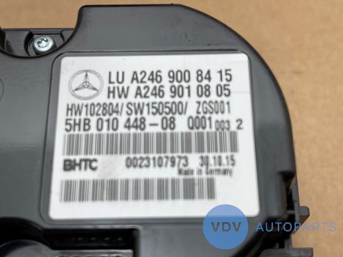 Panneau de commandes chauffage Mercedes B-Klasse