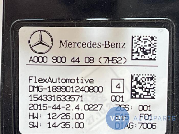 Oswietlenie wewnetrzne przód Mercedes B-Klasse