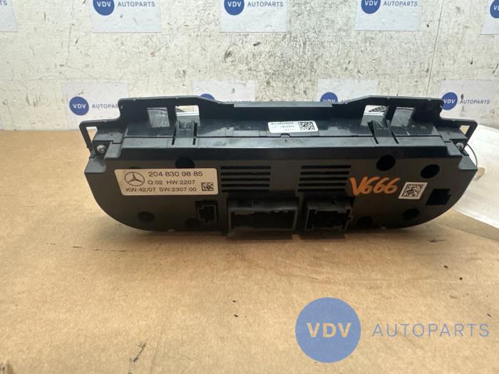 Panneau de commandes chauffage Mercedes C-Klasse