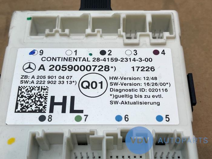 Module verrouillage central des portes Mercedes C-Klasse