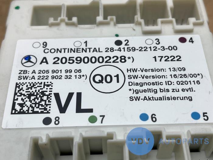 Module verrouillage central des portes Mercedes C-Klasse