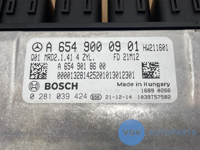 Ignition lock + computer Mercedes C-Klasse