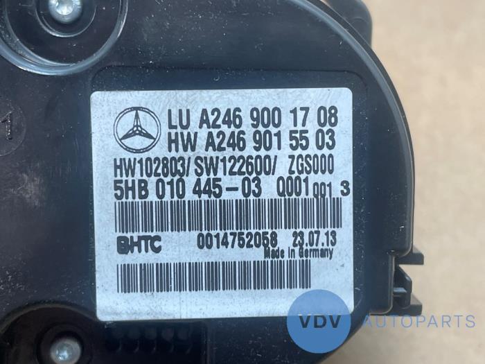 Panneau de commandes chauffage Mercedes B-Klasse