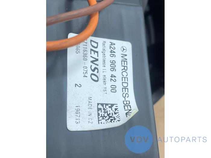 Moteur de ventilation chauffage Mercedes B-Klasse
